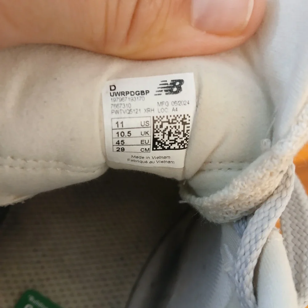 New Balance WRPD Runner Womens 11 Grey Pink Suede Mesh Sneakers UWRPDGBP